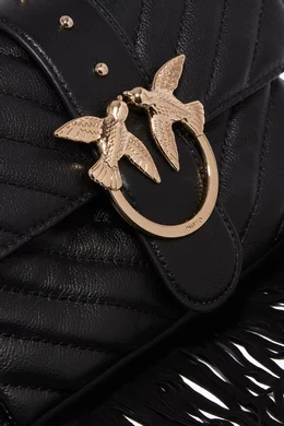 Mini love bag mix in nappa leather deals