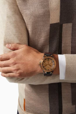 Buy Versace Brown Sport Tech Chronograph Watch For Men Online Ounass Oman
