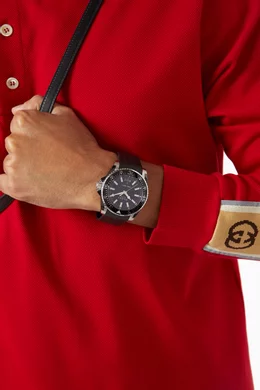 gucci dive watch 45mm on wrist