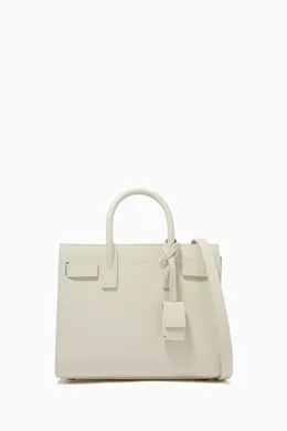Buy SAINT LAURENT White Classic Nano Sac de Jour in Leather For Women Online Ounass Oman