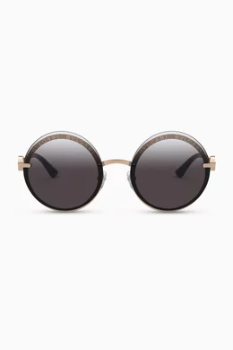 Bvlgari sunglasses round 2025