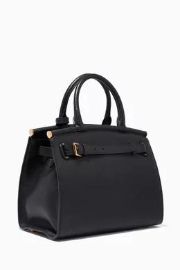 Buy Ralph Lauren Black Medium RL50 Handbag in Calfskin For Women Online Ounass Oman