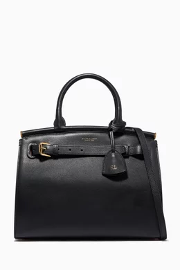 Buy Ralph Lauren Black Medium RL50 Handbag in Calfskin For Women Online Ounass Oman