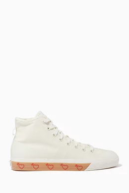 adidas gazelle silver green womens Shop Red Mens Nizza High Top Lace Up Sneakers  Shoebacca