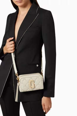 Buy Marc Jacobs Neutral The Softshot 17 in Quilted Leather For