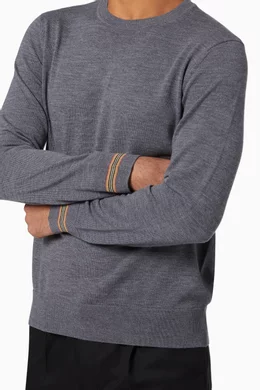 Burberry icon stripe sweatshirt clearance