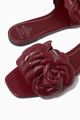 Buy Valentino Garavani Color Valentino Garavani 03 Rose Edition Atelier Slide Sandals in Nappa For Women Online Ounass Oman