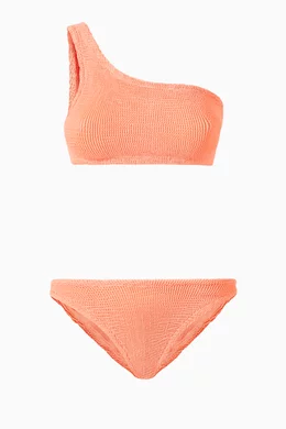 Buy Hunza G Orange Nancy One-Shoulder Bikini For Women Online