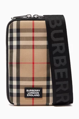 Buy Burberry Color Phone Case with Detachable Strap in Vintage Check Online for Men Ounass Oman