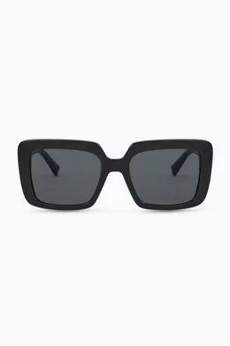 Buy Versace Black Medusa Crystal Jewel Sunglasses For Women  display picture 1