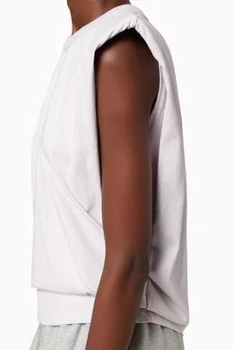 Buy The Frankie Shop Color Eva Padded Shoulder Muscle T Shirt For Women Online Ounass Oman