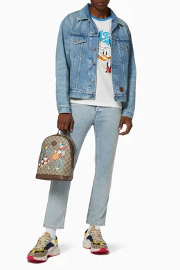 Buy Gucci Blue x ©Disney Donald Duck Denim Jacket For Men Online