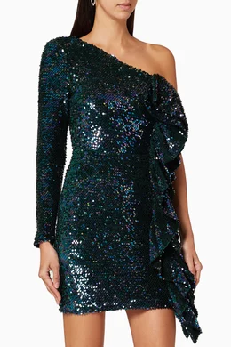 lavish alice green sequin dress Alessia Sequin Gown main image 1