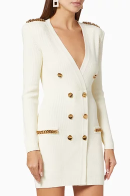 knit beige dress Osment Long Sleeve Knit Mini Dress L | XL | Cream | Womens