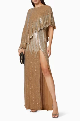 green emerald velvet dress Elisabetta Franchi