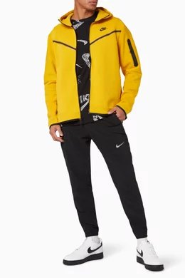 Buy Nike Yellow Nike Sportswear Tech Fleece Hoodie For Men Online