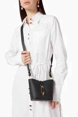Buy ZAC Zac Posen Black Belay Mini Hobo Crossbody Bag in Leather For Women Online Ounass Oman