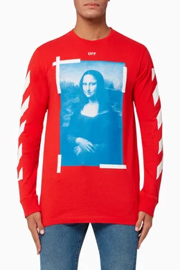 Off white red long sleeve shirt store