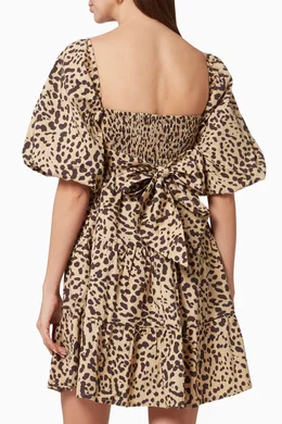 Buy Faithfull The Brand Black Eryn Poplin Mini Dress in Cotton For Women  Online | Ounass Oman