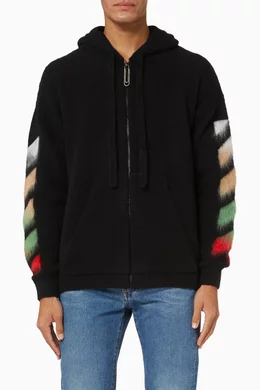 Off white mohair hoodie best sale