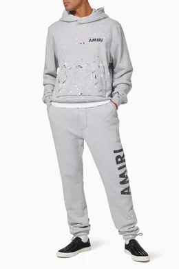 Buy Amiri Grey Army Paint Hoodie For Men Online | Ounass Oman
