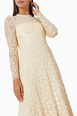 aurelia long sleeve ballerina dress aurelia long sleeve ballerina dress Aurelia Satin V-Neck Midi Dress