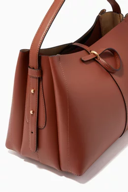 Buy Wandler Brown Medium Ava Tote Bag in Leather For Women Online Ounass Oman