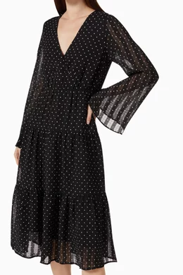 Buy Y.A.S Black Yasdorthe Polka Dot Dress For Women Online Ounass Oman
