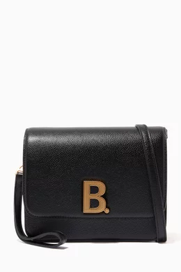 Buy Balenciaga Black B. Small Bag in Grained Calfskin For Women Online Ounass Oman