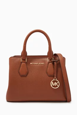 Michael kors camille satchel small best sale