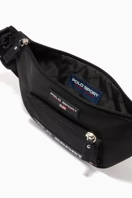 Buy Polo Ralph Lauren Black Polo Sport Waist Bag For Men Online