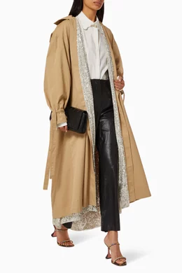 Anouki sequin trench hotsell