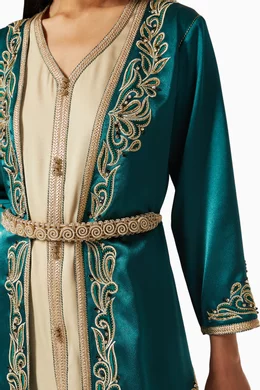 green prom dress ideas Dark Green Prom Dress with Leg Slit, Dark Green Formal Graduation Dres –  Lwt Dress main image 1
