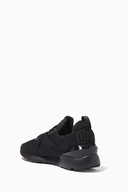 Puma muse all black clearance