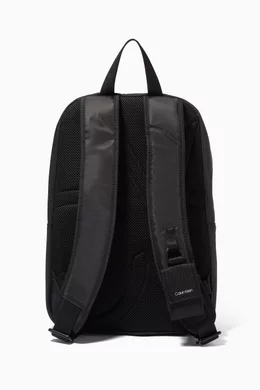 Buy Calvin Klein Black Campus Backpack in Coated Canvas For Men Online Ounass Oman