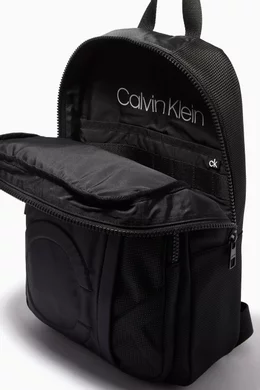 Calvin klein coated canvas backpack outlet