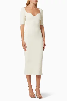 soreya bardot knit dress Soreya Bardot Knit Dress (Brown Marl) | Love Cherish