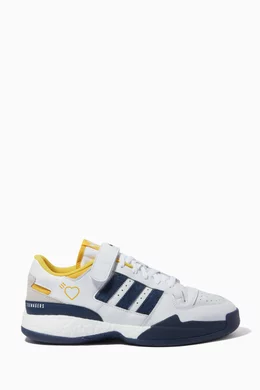 Buy adidas White Human Made Forum Shoes in Leather For Men Online - Main Image