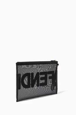 Fendi mesh pouch on sale