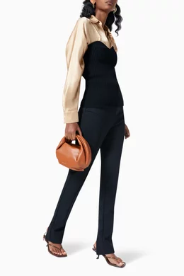 Buy Danse Lente Brown Lola Tote Bag in Leather For Women Online Ounass Oman