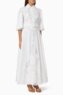 chinese dress ladies COSTARELLOS: Kelsey Silk Chiffon Dress main image 0
