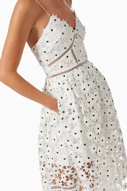chinese dress ladies FINAL SALE LOLA AUSTRALIA Daisy Boo Midi Dress Orient White – Matilda's  Life Style main image 0