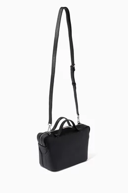 Buy Bally Black Supra Bowling Bag in Leather For Women Online