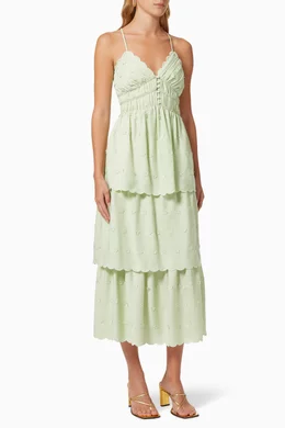 bec & bridge noir et blanc midi dress ROMEE STRAPLESS MIDI DRESS