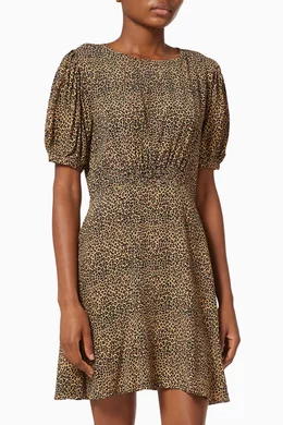 knee length dresses for ladies Venissa Floral Sidonie Mini Dress – Prism Boutique main image 1