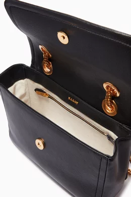 Buy Bally Black Viva Small Cross Body Bag in Leather For Women Online Ounass Oman