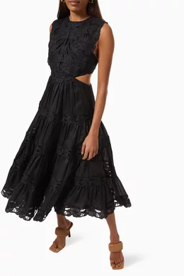 zimmermann cassia lace dress Zimmermann // Lace Button Up Cassia Dress  VSP Consignment