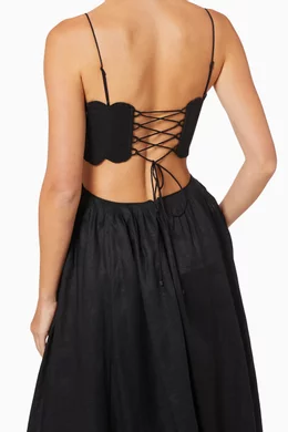 aliane scallop midi dress Zimmermann aliane Scallop Midi Dress by Zimmermann