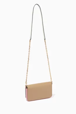 Buy Marc Jacobs Neutral The Snapshot Chain Wallet in Leather For Women Online Ounass Oman