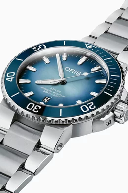 Buy Oris Blue Aquis Lake Baikal Automatic Watch, For Men